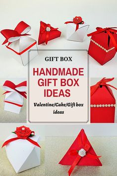 handmade gift box ideas for valentine's day or any special occasion with free printables