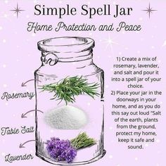 Home Protection Spell, Cosmic Witch, Gothic Love, Witch Things, Jar Spells, Witch Bottles, Green Witchcraft