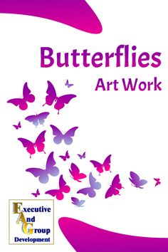 the cover of butterflies art work