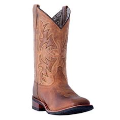 Women's Anita Embroidered Tan Leather Boot By Laredo 5602 Get a great look, lasting comfort all at an affordable price with the Anita Cowgirl Boots from Laredo. These boots have durable leather construction with stitching along the shaft. They have a comfortable orthotic insole and broad square toe design, don't forget Laredo's Cowboy II outsole for traction. Doesn't matter if you're in or out of the saddle, look and feel great in these gorgeous Anita boots.  Style number: 5602. Geniune Leather. Heel Cowboy Boots, Classic Black Boots, Cowboy Boots Brown, Tan Leather Boots, High Quality Boots, Wedding Boots, Cowgirl Boot, Dream Outfits, Boots Cowboy