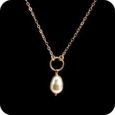 Gold Circle Lariat Necklace - 14k Gold Filled by StarringYouJewelry, $26.00 >>>>>  ***Fall Sale!! *** 10% OFF on all purchases until Sep.30. Coupon code: FALL10 Gold Teardrop Pearl Necklace For Anniversary, Pear-shaped Pearl Necklace In Gold For Anniversary, Simple Gold Pearl Necklace For Wedding, Pear-shaped Gold Pearl Necklace For Anniversary, Classic 14k Gold Filled Pearl Necklace For Wedding, Classic Gold Pearl Necklace As Bridesmaid Gift, Classic Gold Pearl Necklace For Bridesmaid Gift, Minimalist Gold Pearl Necklace For Bridesmaid Gift, Gold Pear-shaped Dainty Pearl Necklace