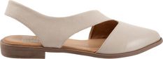 Bueno Bianca Slingback Pointed Toe Flat (Women) | Nordstrom Beige Pointed Toe Slingback Sandals With Buckle, Beige Pointed Toe Sandals With Buckle Closure, Chic Beige Pointed Toe Slip-on Flats, Elegant Shoes Flat, Beige Leather Pointed Toe Slip-on Flats, Cream Slingback Pumps With 4-inch Pointed Toe, Elegant Shoes, Pointed Toe Flats, Leather Flats