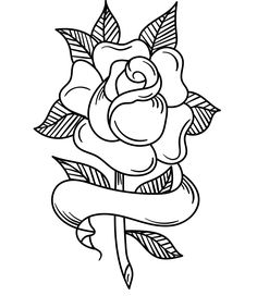 an ink drawing of a rose with the word mr and mrs on it's side