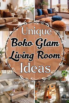 unique boho glam living room ideas that are easy to do and can be done in less than 10 minutes