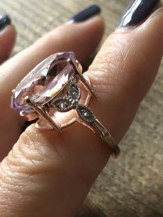 A gorgeous vintage style rose gold 10CT oval cut Rose de France Amethyst. Natural Rose de France Amethyst - 10CT Oval 18K Rose Gold/ 925 sterling Side stones white topaz gift box Elegant Rose Gold Oval Amethyst Ring, Elegant Oval Rose Gold Amethyst Ring, Elegant Oval Amethyst Ring In Rose Gold, Elegant Marquise Cut Amethyst Ring, Oval Rose Cut Diamond Jewelry In Rose Gold, Elegant Amethyst Ring In Rose Gold For Anniversary, Oval Rose Cut Diamonds In 14k Rose Gold Jewelry, Oval Rose Cut Diamond Jewelry In 14k Rose Gold, Vintage Oval Rose Gold Ring