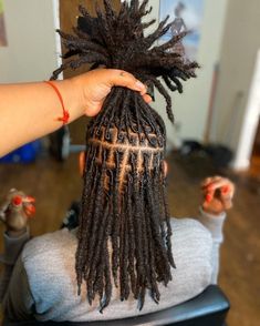 Locs On Natural Hair, Loc Process, Medium Locs, Loc Goals, Loc Ideas, Thick Locs, Dread Head, Loc Inspiration