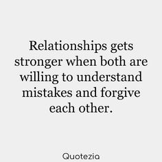 a quote that reads,'relationships gets strong when both are falling to understand what makes and