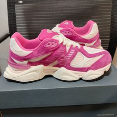 Come With Box Sizew6/M4.5 W6.5/M5 W7/M5.5 W7.5/M6 W8/M6.5 New Balance 9060 Pink, New Balance 9060, Shoes New Balance, Balance Shoes, New Balance Shoes, Womens Shoes Sneakers, New Balance, Shoes Sneakers, Women Shoes