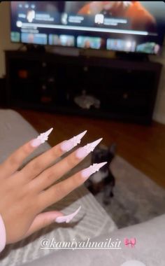 Birthday Dump, Gel Toe Nails, Colored Acrylic Nails, Work Nails, French Tip Acrylic Nails