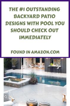 the backyard patio designs with pool you should check out immediately by found in amazon com