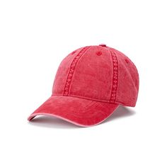 Your outdoor activities just got better with this Baseball Cap for Women from Time and Tru. Sporty, fun and cute, its the classic ball cap to top off your cool-casual look when youre on the go. Remember: the adjustable back allows for a comfortable fit. Only at Walmart. Size: One Size.  Color: Red.  Gender: female.  Age Group: adult. Adjustable Red Baseball Cap For Beach, Adjustable Red Baseball Cap For The Beach, Casual Trucker Hat For Baseball Season And Outdoor Activities, Red Casual Snapback Hat For Sports, Casual Red Snapback Hat For Sports, Casual Trucker Hat For Spring, Casual Solid Color Trucker Hat For Spring, Classic Red Baseball Cap With Curved Bill, Casual Solid Trucker Hat For Spring