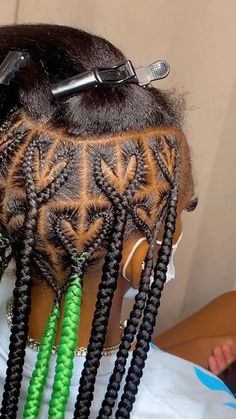 Fancy Box Braids Hairstyles, Braids 2024, Braiding Tutorials, Job Goals, Natural Braided Hairstyles, Cool Hairstyles For Girls, Big Box Braids, Kid Braid Styles