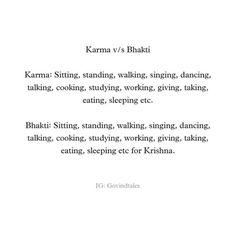 an image of a poem written in black and white with the words karma v's bloki