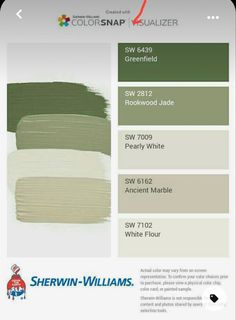 the color scheme for sherylin williams's paint