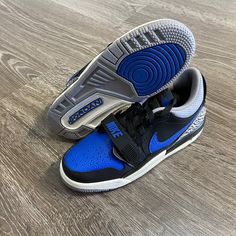 Nike Jordan Legacy 312 Low Gs Shoes Royal Blue Cd9054-041 100% Authentic Condition: Brand New Without Box Sizes Available: 6y= 7.5 Women 7y= 8.5 Women Custom Training Sneakers With Branded Insole, Blue Leather Breathable Sneakers, Low-top Non-slip Jordan Sports Shoes, Non-slip Jordan Shoes For Streetwear, Sporty Non-slip Low-top Jordan Shoes, Breathable Blue Synthetic Jordan Shoes, Low-top Non-slip Jordan Shoes For Streetwear, Casual Blue Custom Sneakers For Training, Blue Jordan Training Shoes With Boost Midsole