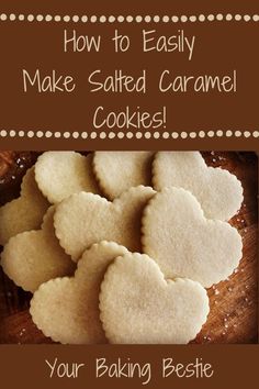 best cutout cookie recipe Cutout Cookie Recipe, Salted Caramel Cookies Recipe, Simple Cookie Dough Recipe, Cutout Cookie, Salted Caramel Recipes, Cookie Icing Recipe, Cut Out Cookie Recipe, Salted Caramel Cookies, Sugar Cookie Recipe Easy