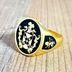 "Your custom solid sterling silver ring will be made on your order, customize this Coat of Arms and your logo on this collection! A beautiful symbol that will fit your hands and style. perfect gift for anniversary, special dates and any date you can imagine can be personalized. Different colors are silver, gold, rose gold. White gold and 24K gold options will never tarnish and last decades. Please contact me if you are interested in my jewelry. >ABOUT ME: I have 25 years of experience in making Classic Engraved Signet Ring For Commemoration, Classic Polished Signet Ring For Commemoration, Classic Signet Ring With Engraving For Commemoration, Luxury Engraved Signet Ring For Commemoration, Classic Signet Ring For Commemoration, Classic Hallmarked Engraved Ring For Commemoration, Classic Engraved Hallmarked Ring For Commemoration, Luxury Engraved Ring With Polished Finish For Commemoration, Elegant Gold Signet Ring For Commemoration