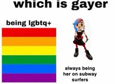 Crush Culture, Lgbt Memes, Gay Humor, Subway Surfers, Gay Memes, Lgbt Art