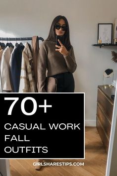 Discover 70+ essential fall business casual work outfit ideas for corporate, office chic attire. Whether you're dressing for an interview or building a versatile capsule wardrobe, these stylish looks feature blazers, boots, and accessories for a classy, elegant office ensemble. Perfect for jeans, plus size options, and looking expensive effortlessly. | business chic | workwear | office chic | casual chic | smart casual Business Casual Modern Women, Classic Work Outfits Women Fall, Seattle Business Casual Women, Fall Outfit Ideas Business Casual, Women's Fashion Work Office Style, Call Business Casual, Casual Chic Work Outfit Office Wear, Software Developer Outfit Women, Business Casual Outfits For Women Ideas