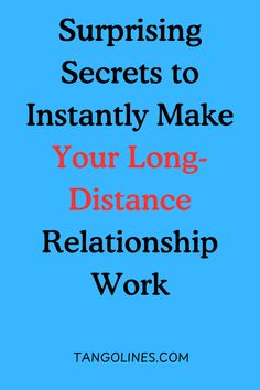 the title for the book surprising secrets to instantly make your long distance relationship work