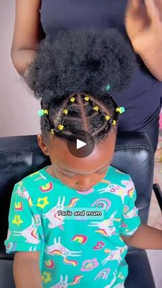 1.9M views · 2K comments | Imagine being this cool as a little girl! ✨ | Imagine being this cool as a little girl! ✨ | By Crowned LadiesFacebook Delete Pin, Girls Natural Hairstyles, Girl Tips, Kids Hair, Natural Hairstyles, Girl Hair