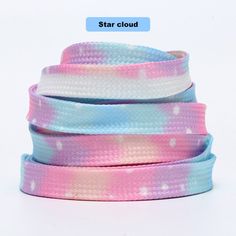 Color: Star cloud, Length: 63in Lace Accessories, Air Force One, Tie Shoelaces, Unisex Accessories, Moon Design, Shoe Lace Patterns, Tie Shoes, Fashion Colours, Shoe Care