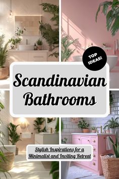 ♥ Are you dreaming of a cozy and stylish bathroom design? Dive into the charm of this small Scandinavian Bathroom, filled with design ideas and inspiration. Transform your space with Scandinavian decor, white elements, and rustic details. Perfect for a modern Nordic touch! 🚿🌿 #ScandinavianBathroom #BathroomDesign #ScandinavianDecor