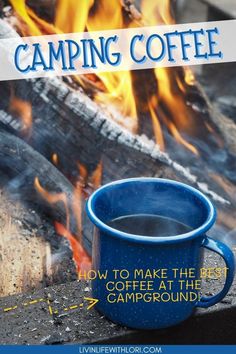 How to make the best camping coffee Coffee While Camping, Camping Food Recipes, Instant Coffee Recipes, Coffee Camping, Camping Coffee Maker, Camping Drinks, Camp Coffee, Portable Espresso Maker, Campfire Coffee