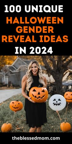 Halloween Gender Reveal Ideas Halloween Twin Gender Reveal, Halloween General Reveal Ideas, Gender Reveal Ideas For Parents Only, Halloween Themed Gender Reveal Ideas, Gender Announcement Ideas For Family, Spooky Gender Reveal Ideas, Best Gender Reveal Ideas Creative, Easy Gender Reveal Ideas