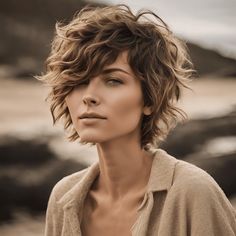 15 Trendy Shaggy Pixie Cuts You Need to Try Now Shaggy Pixie Cuts Older Women, Shaggy Pixie Cuts Round Face, Shaggy Short Hair Round Faces, Shaggy Pixie Cut, Pixie Cut Round Face, Change Your Appearance, Shaggy Pixie Cuts, Shaggy Pixie, Thick Hair Cuts