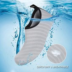 These Aqua Barefoot Socks combine the softness of fabric with the security of a rubber sole, making them perfect for all beach, pool, and outdoor activities. The non-slip surface provides a secure footing on wet surfaces, and the lightweight and quick-drying materials let your feet breathe. With a variety of colors and patterns, these fashionable and functional socks will keep you safe and stylish! Features: Rubber sole Non-slip Rubber Soft Sole: Non-slip water socks that keep you from slipping. Non-slip Gray Socks For Outdoor, Gray Non-slip Socks For Outdoor, Gray Non-slip Outdoor Socks, Comfortable Non-slip Outdoor Socks, Non-slip Comfortable Outdoor Socks, Mens Winter Socks, Best Water Shoes, Heated Socks, Hourglass Fashion