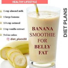 Fruit Smoothie Recipes Healthy, Banana Drinks, Easy Healthy Smoothies, Smoothie Recipes Healthy Breakfast, Milk Shakes