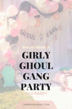 Easy kids halloween party ideas Ghoul Gang Birthday Party, Ghouls Just Want To Have Fun Party, Ghouls Night Party, Let’s Go Ghouls Birthday Party, Ghouls Night In