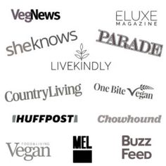 many different types of logos are shown in this image, including one for the magazine