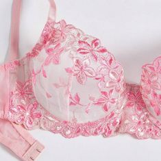 Experience a touch of romance with our Pink Lingerie Romantic Bra & Panty Set. Featuring delicate floral embroidery and underwire for added support, this set exudes elegance and allure. Perfect for a special occasion or to add a touch of luxury to your everyday wear. Lingerie Rosa, Lingerie Catalog, Pink Lingerie, Bra Panty, Online Clothing Stores, The Deep, British Indian, Lingerie Set, Floral Embroidery