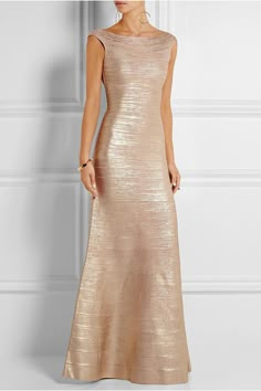 Cinderella Fashion, New Long Dress, Mother Of The Bride Dresses Long, Bandage Dresses, Mother Of Groom Dresses, Mob Dresses, Gold Foil Print, White Gowns, Herve Leger