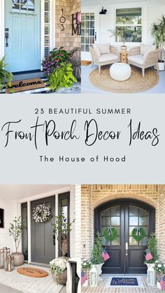 front porch decor ideas that are perfect for summer