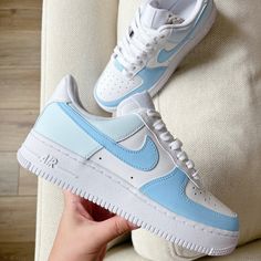 New With Box. Comes With Blue Lace Metal Buckle. Shipping Time Is Up To 2 Weeks. Badass Girl, Shoes Nike Air Force, Preppy Shoes, Pretty Shoes Sneakers, All Nike Shoes, Shoes Nike Air, Shoe Wishlist, Air Forces, Cute Nike Shoes