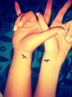 two small tattoos on both wrist are shown in this instagramtion photo from instagram com