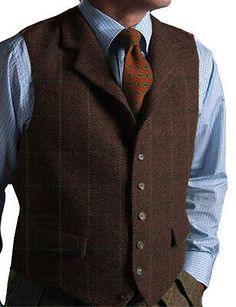 Great shopping ideas for Men's Tweed Waistcoat Vest Retro Herringbone Groom Vintage Cowboy Casual Hunting, Mens Coats Jackets Casual Suit Vest, Mens Vest Fashion, Mens Casual Suits, Man Wedding, Wool Waistcoat, Tweed Vest, Mens Suit Vest, Slim Fit Tuxedo, Green Vest