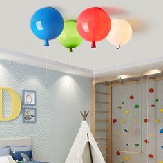 Colorful memory balloon ceiling light the memory balloon ceiling lamp awakens the imagination and recalls a carefree childhood. The illusion of an inflated balloon is flawless, right down to the dangling wire that turns the light on and off. Memory balloon hanging light evokes fond memories of your childhood. The balloon light fixture shade adds a cheerful atmosphere to your home. Available in three sizes in different colours. Please note that your payment does not include customs duties, local taxes or other import charges. The order does not include bulbs. If you have any questions about our products, please contact us and we will get back to you within 24 hours. Colorful memory balloon ceiling light size dia 25cm / ∅ 9.8 ″ dia 30cm / ∅ 11.8 ″ dia 35cm / ∅ 13.7 ″ memory balloon ceiling l Flowerpot Pendant, Balloon Ceiling, Baby Room Lighting, Balloon Lights, White Light Fixture, Light Study, Balloon Shapes, Colourful Balloons, Bedroom Lamps