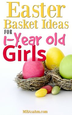 These Easter basket ideas for 1-year old girls are sure to please your little one this year! Cheap Easter Baskets, Easter Toddler, Candy Easter Basket, Girls Easter Basket, Easter Basket Fillers, Toddler Easter