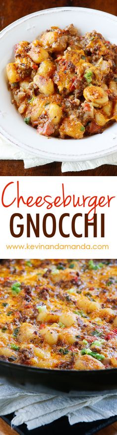 this cheesburger gnocchi is an easy and delicious appetizer