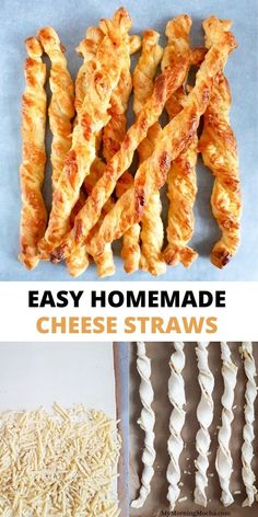 homemade cheesy straws are the perfect appetizer for any occasion