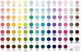 the color chart for all different colors in this image is an excellent way to describe what they