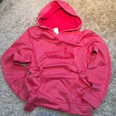 Women’s North Face Hoodie Pink/Hot Pink Dry Fit Material Size Large Excellent Condition The North Face Fleece Sweatshirt Sporty Style, The North Face Sporty Fleece Sweatshirt, Outdoor Pink Hoodie With Double-lined Hood, Pink Athleisure Hoodie For Outdoor, Casual Pink Sweatshirt For Outdoor, The North Face Long Sleeve Sweatshirt For Fall, Fleece Hoodie By The North Face For Fall, Casual The North Face Fleece Sweatshirt, Fall Fleece Hoodie By The North Face