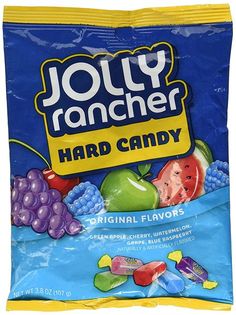 jolly rancher candy bag with various fruit flavors