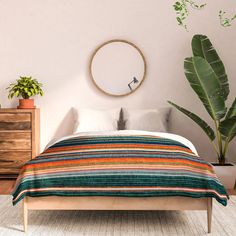 Serape Southwestern Stripe Orange  Comforter - aztec, bedding, beddinng, bedspread, blanket, bullhead, comforter, cover, cowgirl, cowgirl style, cowgirlstyle, decor, duvet, home decor, homedecor, ranch, serape, southwestern, western, western bedding, western decor, western home decor, westernbedding, westerndecor, westernhomedecor -  - Baha Ranch Western Wear Modern Mexican Bedding, Santa Fe Bedroom, Southwestern Bedroom Decor, Southwestern Bedroom, Mexican Bedroom, Orange Comforter, Girl Comforters, Southwest Colors, Southwestern Home Decor