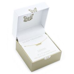 Features: Nickel Free, In A Gift Box, Family JewelryJewelry Closure: Spring Ring ClaspLink Construction: SolidMetal Color: YellowChain Length: 16 InchChain Width: 1.2 MillimetersExtender Length: 2 InchPendant Length: 5mmPendant Width: 13mmMetal: 24k Gold Over SilverChain Construction: CableCare: Wipe CleanCountry of Origin: Imported Gold Jewelry Birthday Gift With Gift Box, Gold Jewelry For Birthday Gift With Gift Box, Gold Jewelry With Gift Box For Mother's Day, Adjustable Gold Necklace With Hallmark, Adjustable Gold Necklaces With Hallmark, Gold Jewelry With Gift Box For Anniversary, Gold Necklaces For Best Friend Gift On Mother's Day, Mother's Day Gold Necklace With Gift Box, Gold Necklace For Best Friend Mother's Day Gift