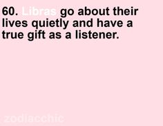 the text reads, 60 libras go about their lives quietly and have a true gift as a listener